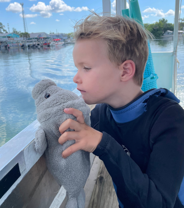 Chase's wish to swim with manatees