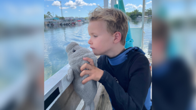 Chase's wish to swim with manatees