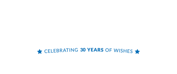 Make-A-Wish White 30th Anniversary Logo