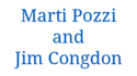 Marti Pozzi and Jim Congdon