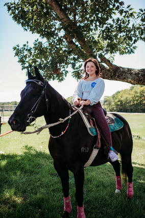 Keira's wish for horseback riding lessons