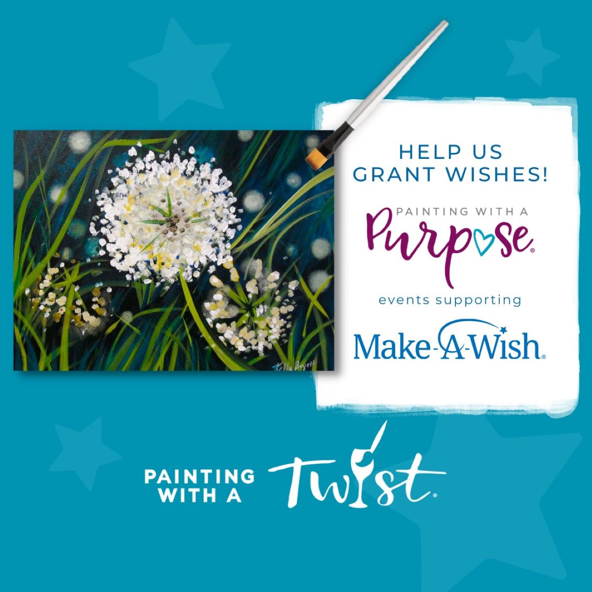 Painting With a Twist Make A Wish Texas Gulf Coast and Louisiana