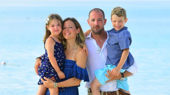 Wish kid Michael and famly