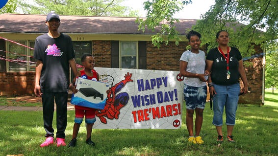 Wish kid Tre'Mars