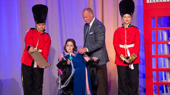 Wish child alumna Megan Crowley announces that Bridget's wish to go to London has been granted