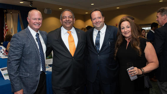 MAWNJ President & CEO Tom Weatherall, Corporate Controller of Goya Foods, Inc. Tony Diaz, CPA, Executive Vice President of Goya Foods, Inc. Peter Unanue and wife Kimberly