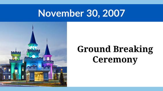Ground Breaking Ceremony - November 30, 2007