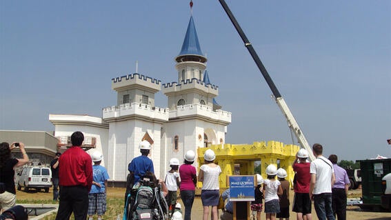 Spire Raising Ceremony - May 27, 2011