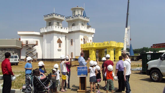 Spire Raising Ceremony - May 27, 2011