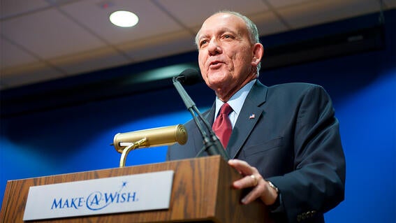 Monroe Township Mayor Pucci at the Wishing Place Grand Opening
