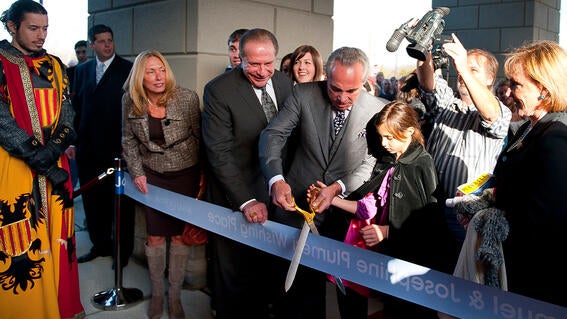 The ribbon is cut at the Wishing Place Grand Opening ceremony