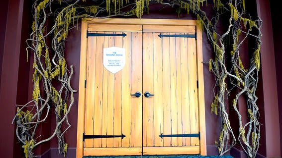 The doors to the Wishing Room