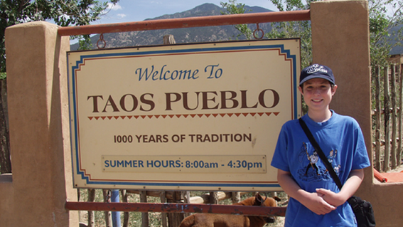 simon at taos pueblo