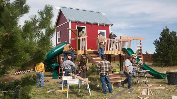 Wish kid Teagan's Treehouse