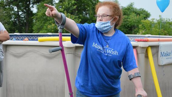Wish kid Cheyenne