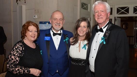 Tommy Austins and Wife at Gala