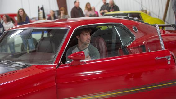 Ethan's inside '69 Mustang restoration