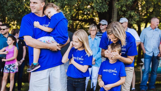 Wish kid Jaxson