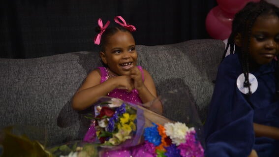 Wish kid Nicole awaits her scores