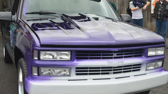 Matthew's restored wish truck.