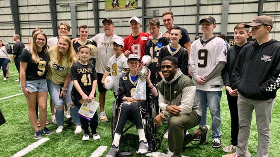 Max meets the Saints