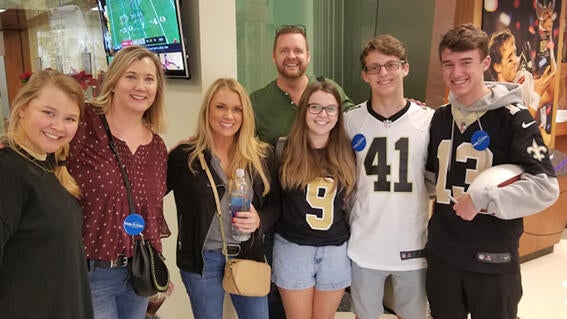 Max meets the Saints