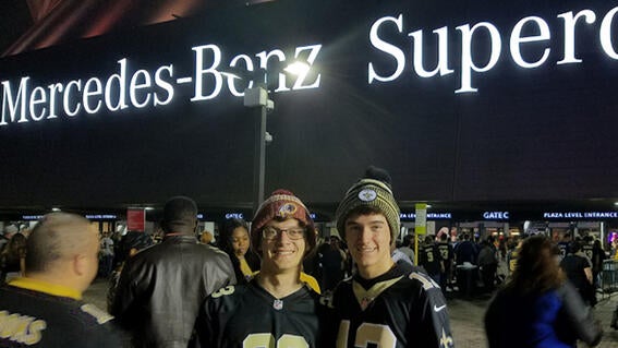 Max meets the Saints