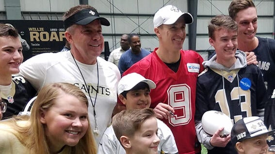 Max meets the Saints