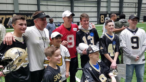 Max meets the Saints