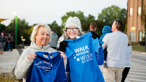 Volunteers at Walk for Wishes