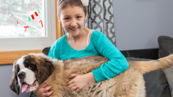 Kaylee and puppy