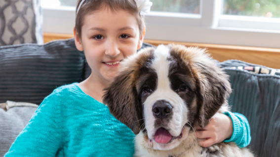 Kaelee and puppy