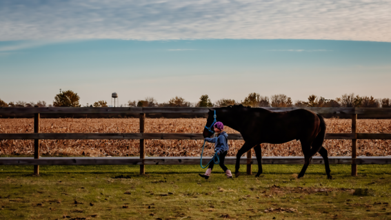 wish kid Evelyn and her horse Cash