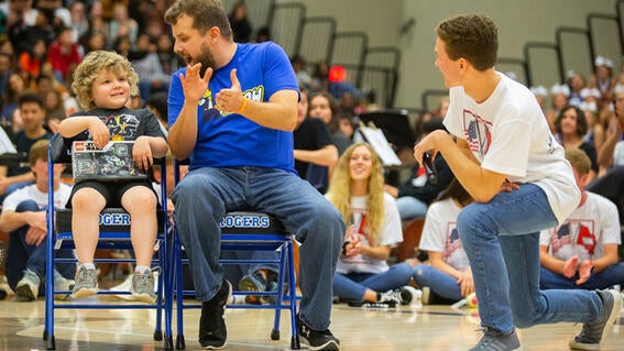 Heiden's wish inspires support from his community.