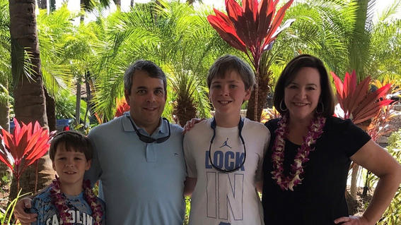 Wish Kid Will and family on his wish to go to the Maui Jim Invitational in Hawaii
