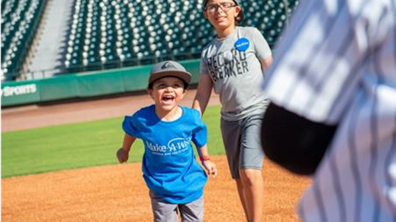 Jaxon on the baseball field