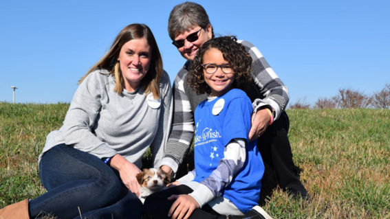 Wish Kid Nyla with her family