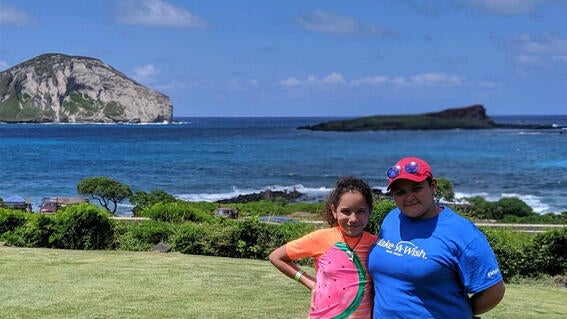 Maya's wish to go to Hawaii