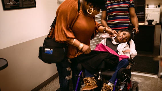 Tynasia's wish to have a shopping spree, hanging with grandma