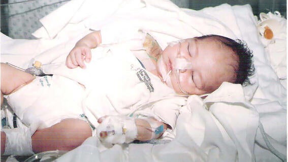 Wish Alumni Ryan as a baby