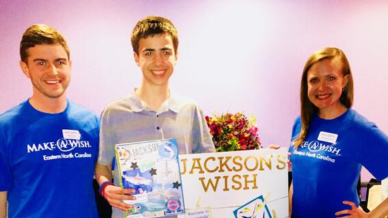 Wish Alumni Christina and her husband as wish granters