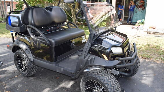 Kendra's wish to have a golf cart