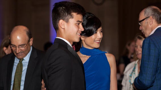 Sari and Jeffers at 2017 Make-A-Wish Gala