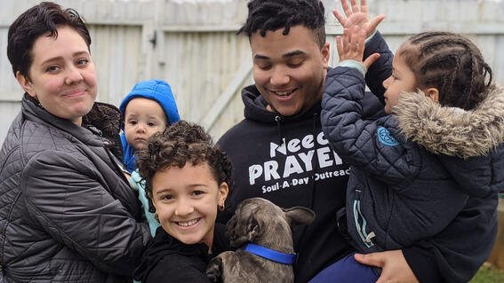 Nevaeh and her family