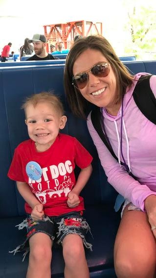 Wish Kid and Mom