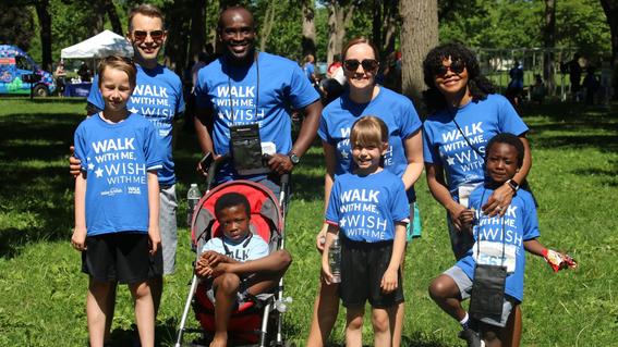 Group photo from Walk For Wishes Twin Cities 2019