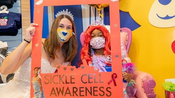As a sickle cell awareness advocate, it was important to Amina that her wish be celebrated in conjunction with World Sickle Cell Awareness Day.