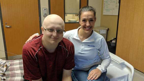 Mayson during treatment