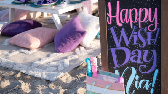 Nia Beach Party Sign