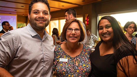 Pictured here are Andy Mckenna of Wondros Agency, Stephanie Pugliese Make-A-Wish Director of Development and Shenell Pooran Make-A-Wish Development Coordinator. .